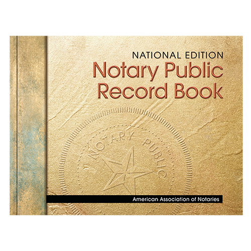 Michigan Perfectly Bound Notary Public Journal (Record Book) - Stone Cover