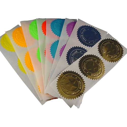 Self-adhesive Michigan Foil Notary Seals